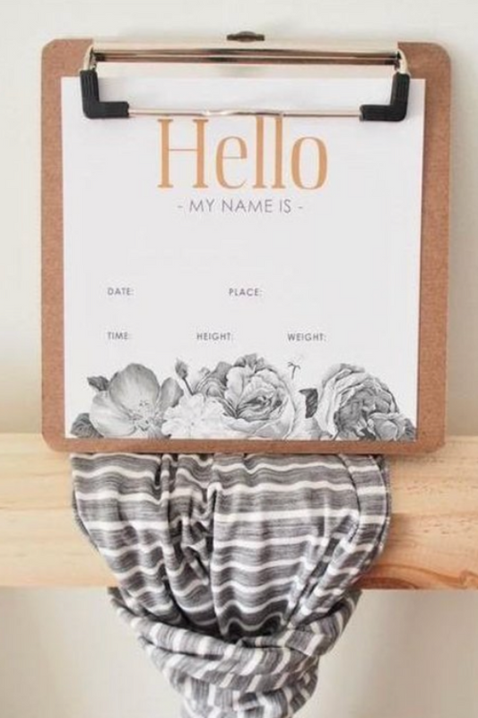 Vixsa Baby Journey Cards - Floral Romance