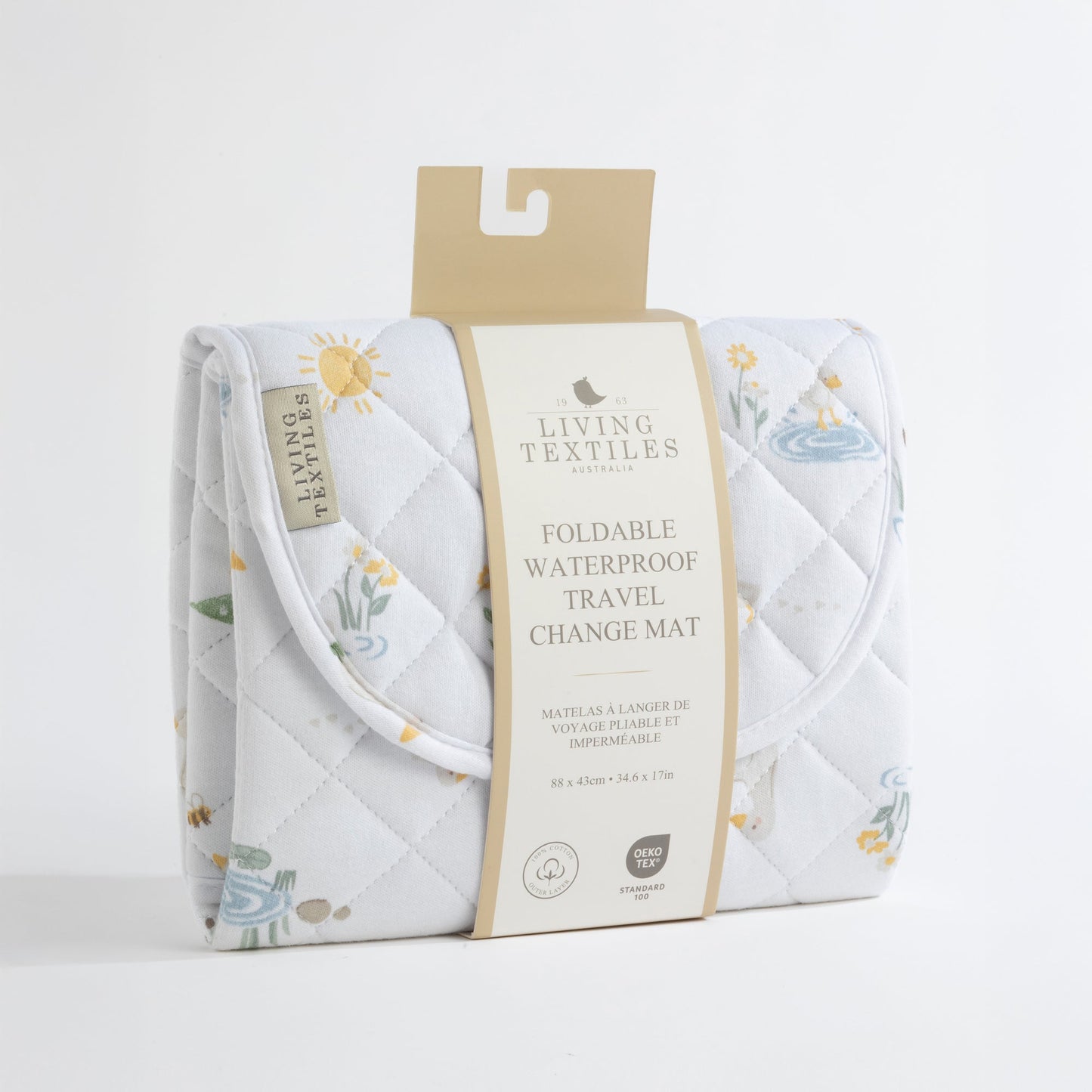 Organic Foldable Waterproof Travel Change Mat