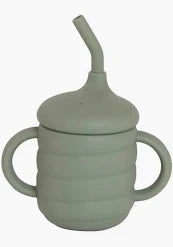 Silicone Sippy Cup with Straw